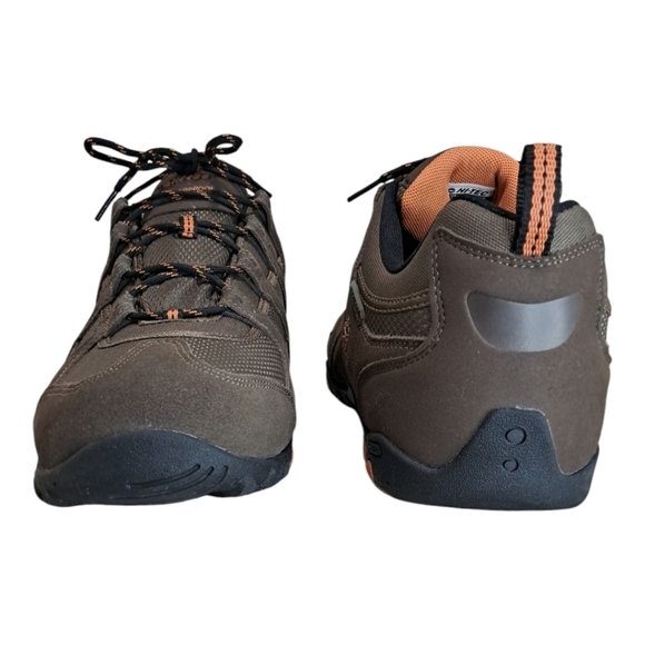 Hi-Tec Quadra II Waterproof Hiking Shoes Men’s 13 Taupe/Burnt Orange - Picture 6 of 16